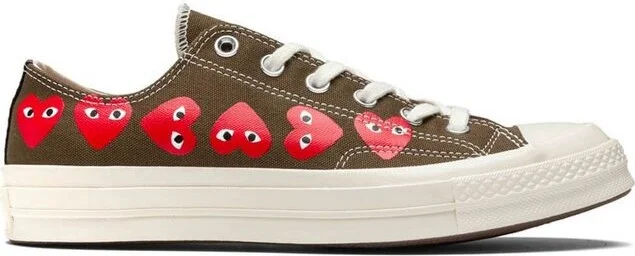 Converse X Comme des Garçons Play Chuck 70 Low-Top Sneakers