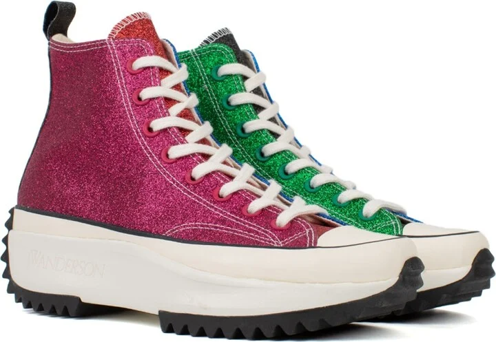 Converse X Jw Anderson Glitter Run Star Hike Sneaker Multicolor