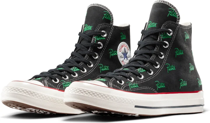 Converse x Patta Chuck 70 in Black | A13857C-001 - Image 5