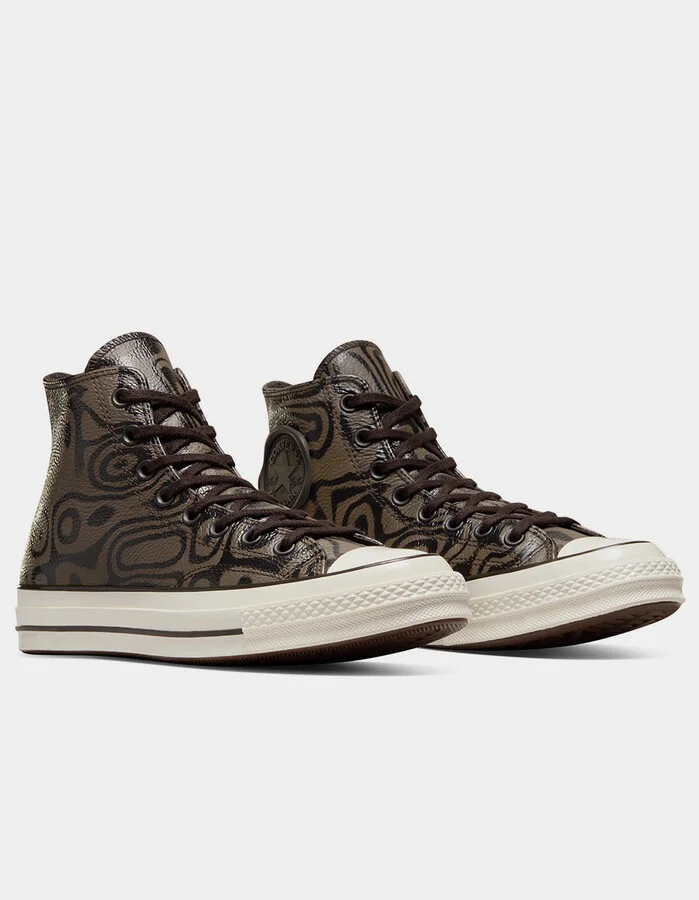 CONVERSE x Wonka Chuck 70 Chocolate Swirl High Top Shoes - Image 2