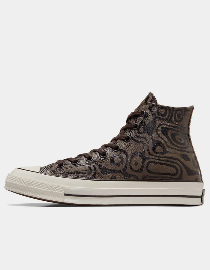 CONVERSE x Wonka Chuck 70 Chocolate Swirl High Top Shoes - Image 4