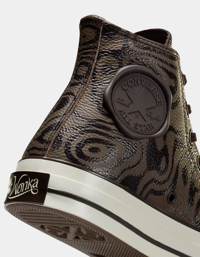 CONVERSE x Wonka Chuck 70 Chocolate Swirl High Top Shoes - Image 7