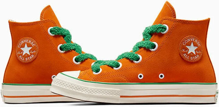 CONVERSE x Wonka Chuck 70 Oompa Loompa High Top Shoes - Image 3