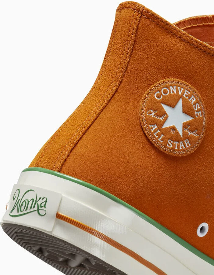 CONVERSE x Wonka Chuck 70 Oompa Loompa High Top Shoes - Image 5