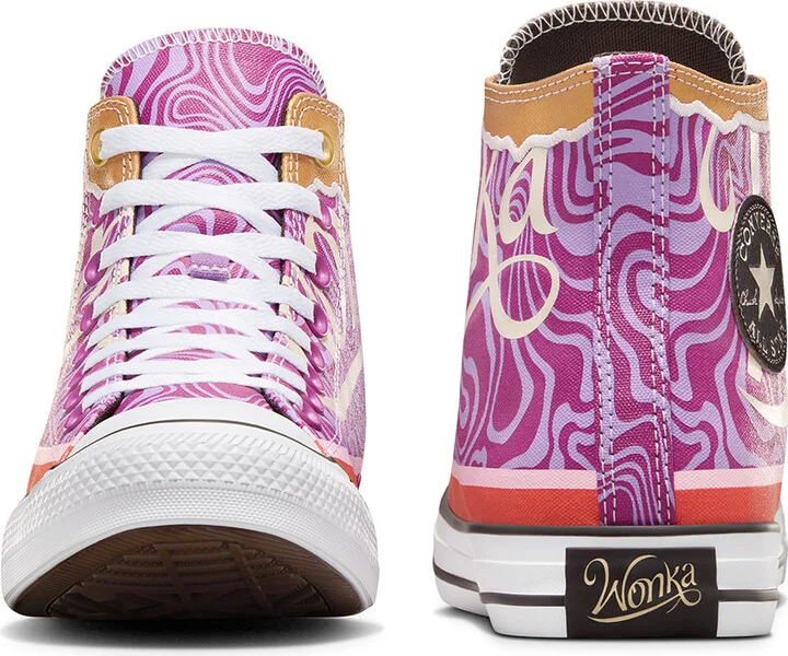 CONVERSE x Wonka Chuck Taylor All Star Swirl High Top Shoes - Image 5
