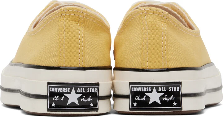 Converse Yellow Chuck 70 Low Top Sneakers - Image 2