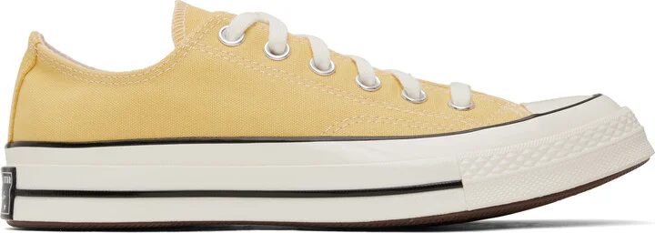 Converse Yellow Chuck 70 Low Top Sneakers