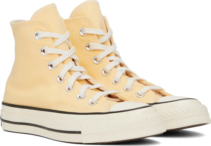 Converse Yellow Chuck 70 Seasonal Color Sneakers - Image 4