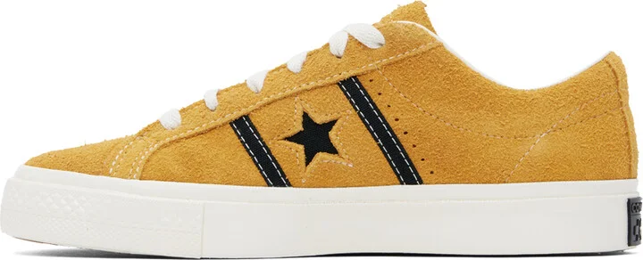 Converse Yellow One Star Academy Pro Suede Low Top Sneakers - Image 3