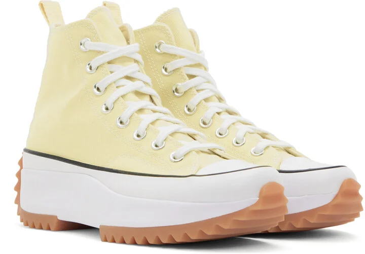 Converse Yellow Run Star Hike Hi Sneakers - Image 4