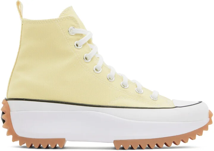 Converse Yellow Run Star Hike Hi Sneakers