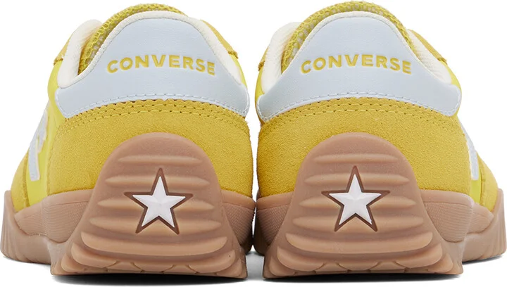 Converse Yellow Run Star Trainer Low Top Sneakers - Image 2