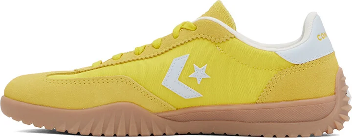 Converse Yellow Run Star Trainer Low Top Sneakers - Image 3