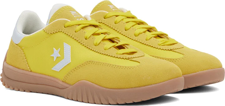 Converse Yellow Run Star Trainer Low Top Sneakers - Image 4