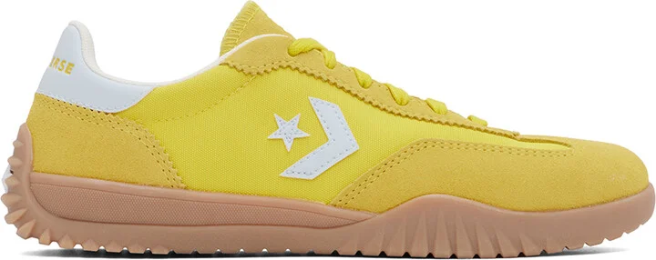 Converse Yellow Run Star Trainer Low Top Sneakers