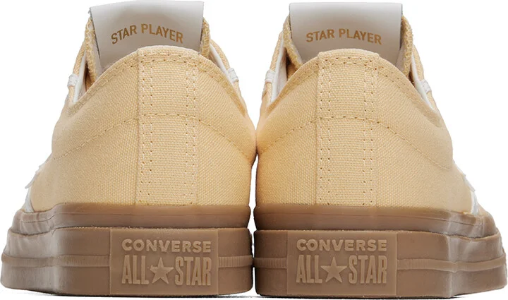 Converse Yellow Star Player 76 Tonal Low Top Sneakers - Image 2