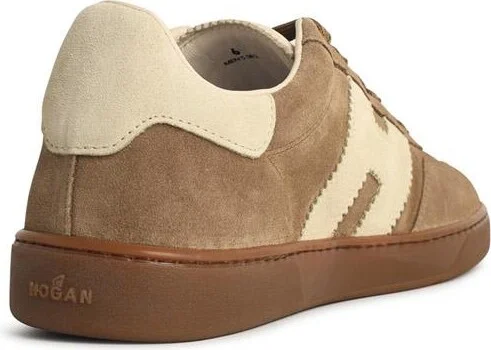 'cool' Beige Suede Sneakers - Image 3