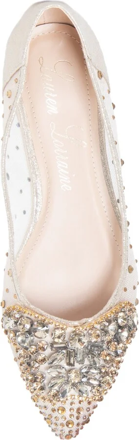 Cool Embellished Pointed Toe Flat - Image 4