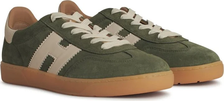 'cool' Green Suede Sneakers - Image 2