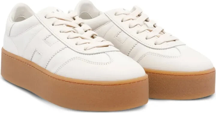 Cool leather platform low-top sneakers - Image 2