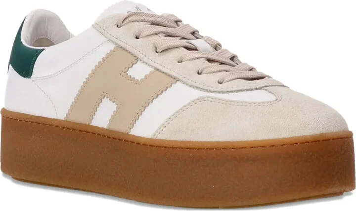 Cool platform leather low-top sneakers - Image 2