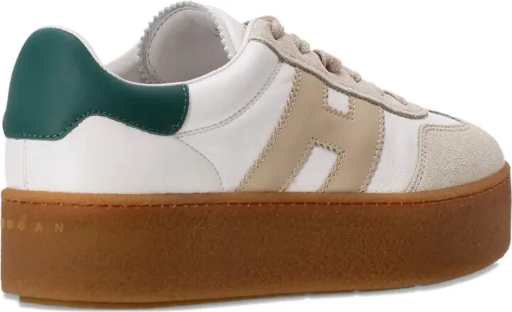 Cool platform leather low-top sneakers - Image 4