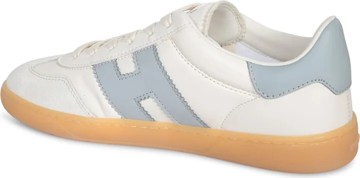 Cool White And Blue Sneakers - Image 3