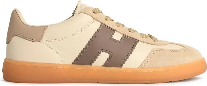 'cool' White Leather Sneakers