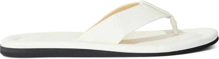 Cooper leather flip flops