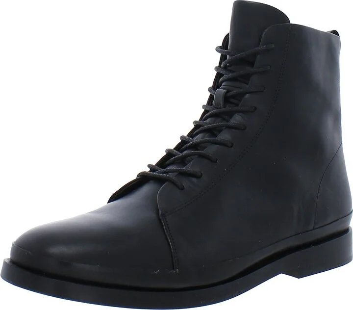 Cooper Womens Leather Round Toe Booties