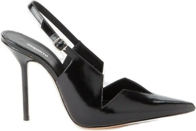 Coperni 1100 Gloss Cut-Out Slingbacks