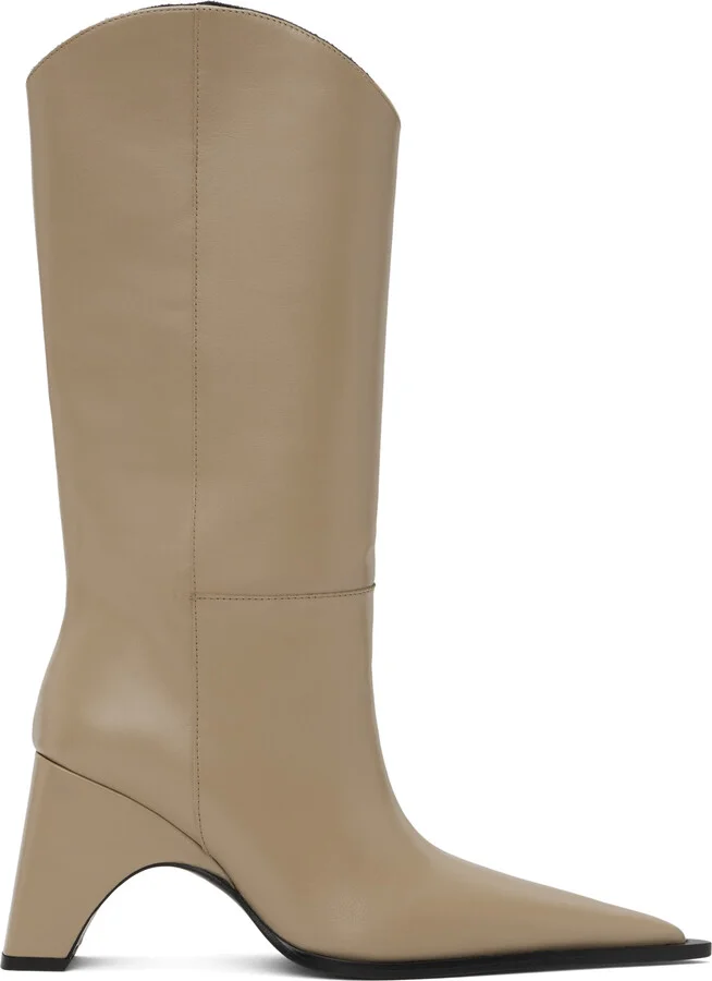 Coperni Beige Bridge Cowboy Boots
