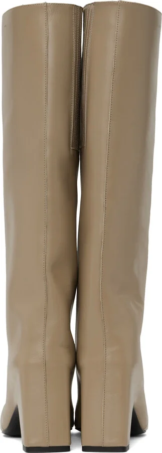 Coperni Beige Bridge Tall Boots - Image 2