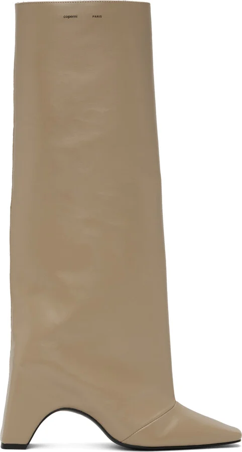 Coperni Beige Bridge Tall Boots
