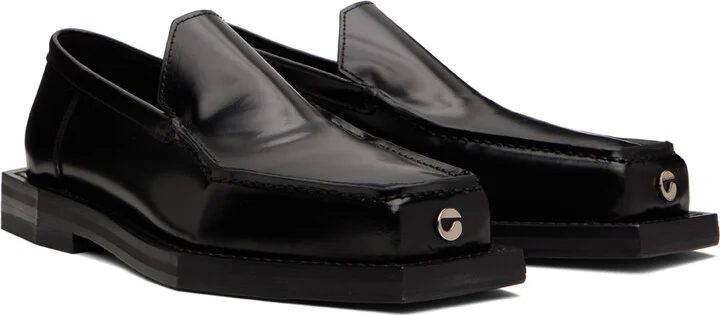 Coperni Black 3D Vector Loafers - Image 4