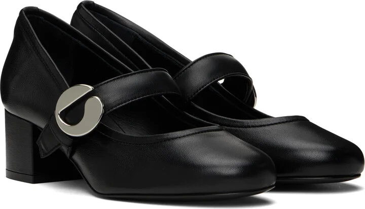 Coperni Black Ballerina Belt Heels - Image 4
