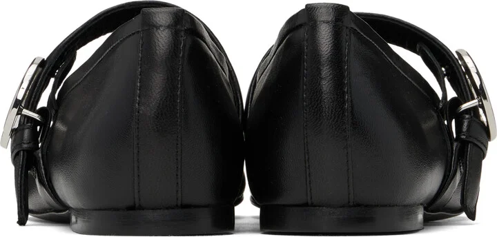 Coperni Black Belt Ballerina Flats - Image 2