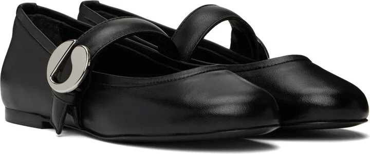 Coperni Black Belt Ballerina Flats - Image 4