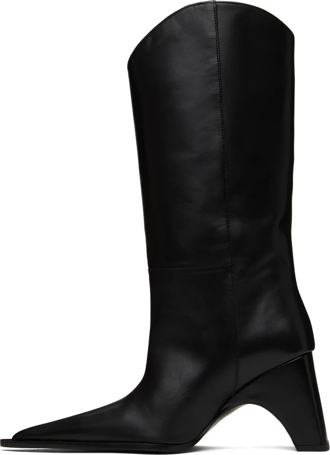 Coperni Black Bridge Cowboy Boots - Image 3