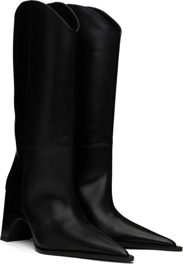 Coperni Black Bridge Cowboy Boots - Image 4