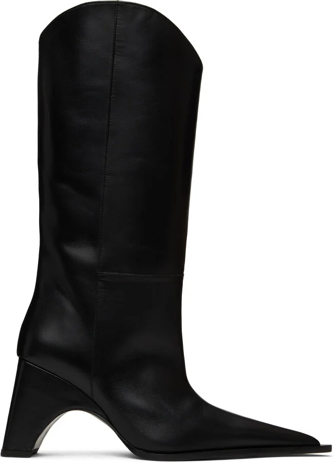 Coperni Black Bridge Cowboy Boots