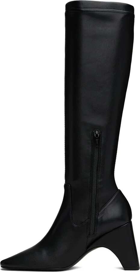Coperni Black Bridge Stretch Tall Boots - Image 3