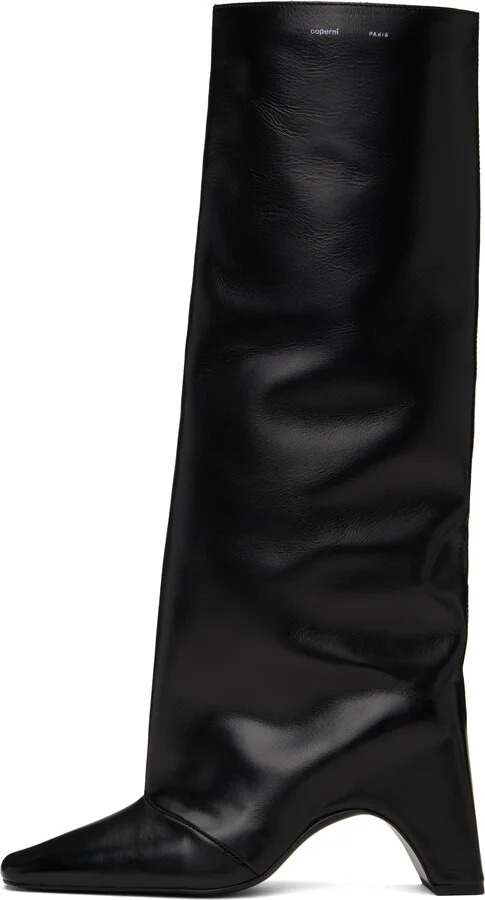 Coperni Black Bridge Tall Boots - Image 3