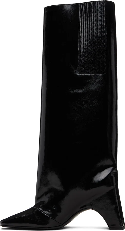 Coperni Black Cactus Bridge Tall Boots - Image 3