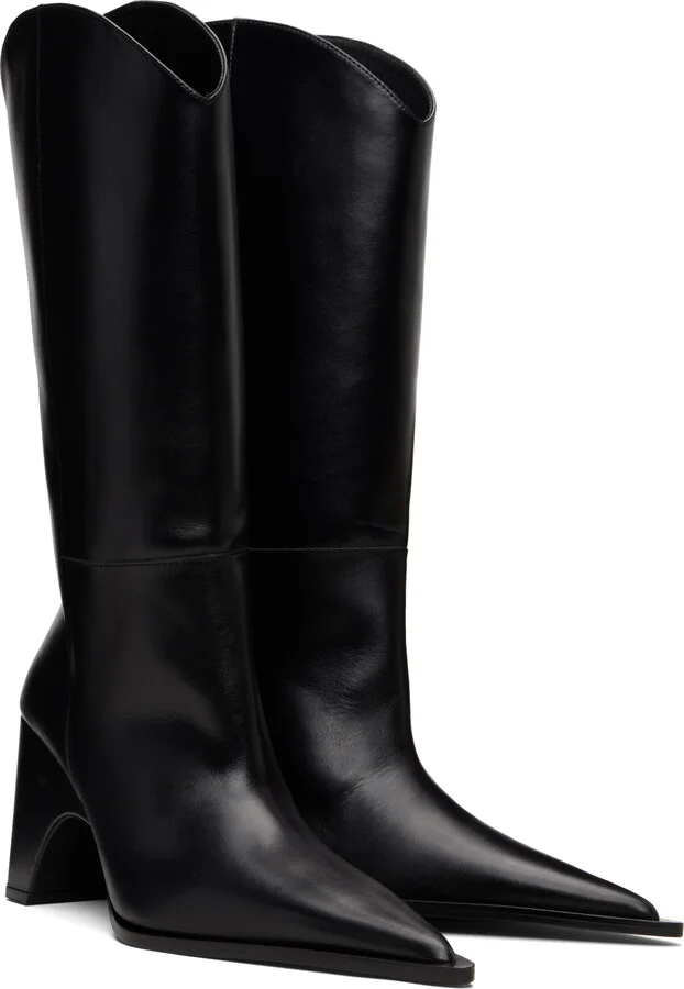 Coperni Black Cowboy Bridge Boots - Image 4