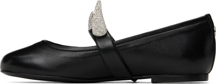 Coperni Black Disney Horn Ballerina Flats - Image 3