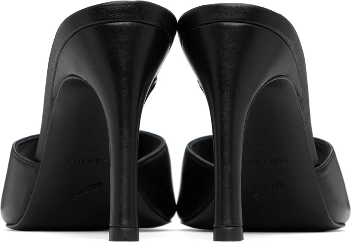 Coperni Black Logo Mules - Image 2