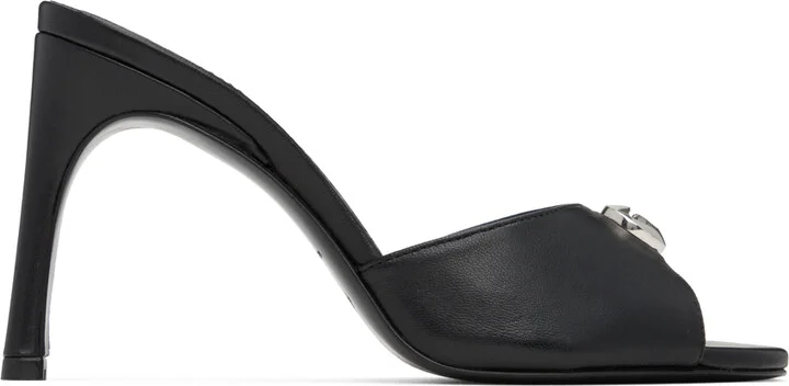 Coperni Black Logo Mules