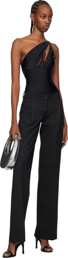 Coperni Black Skinny Strap Logo Heeled Sandals - Image 5