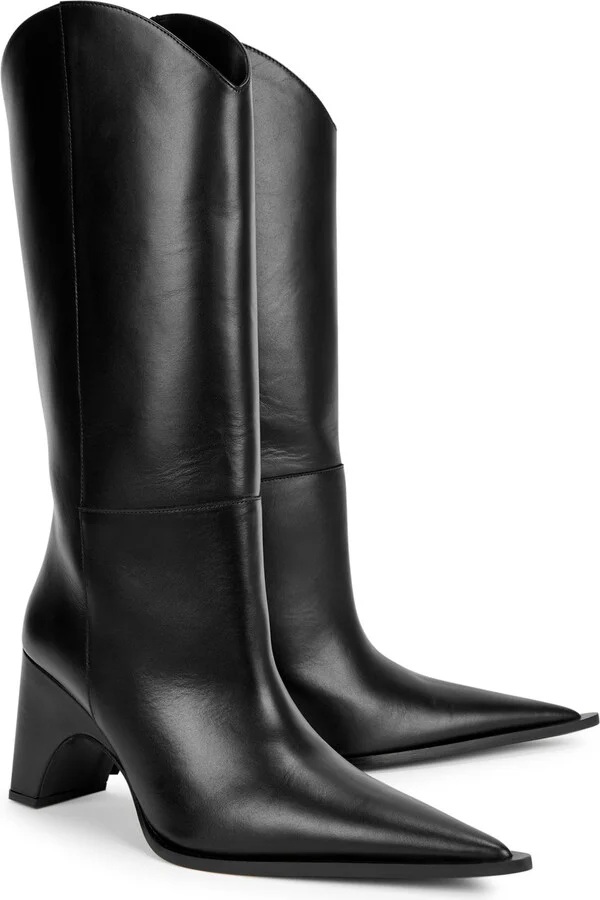 Coperni Bridge 90 Leather Mid-calf Boots - Image 2